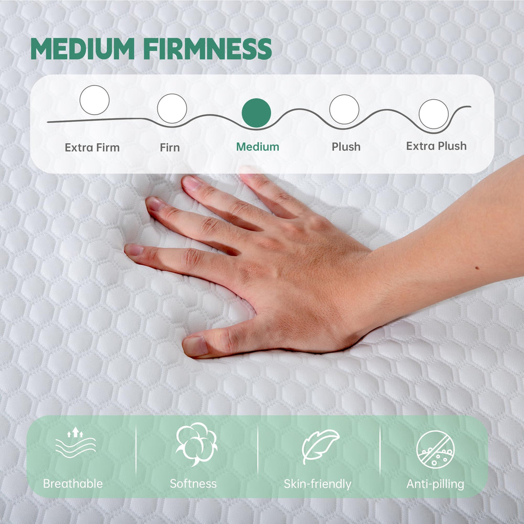 5 Inch Gel Memory Foam Twin Mattress Y475016