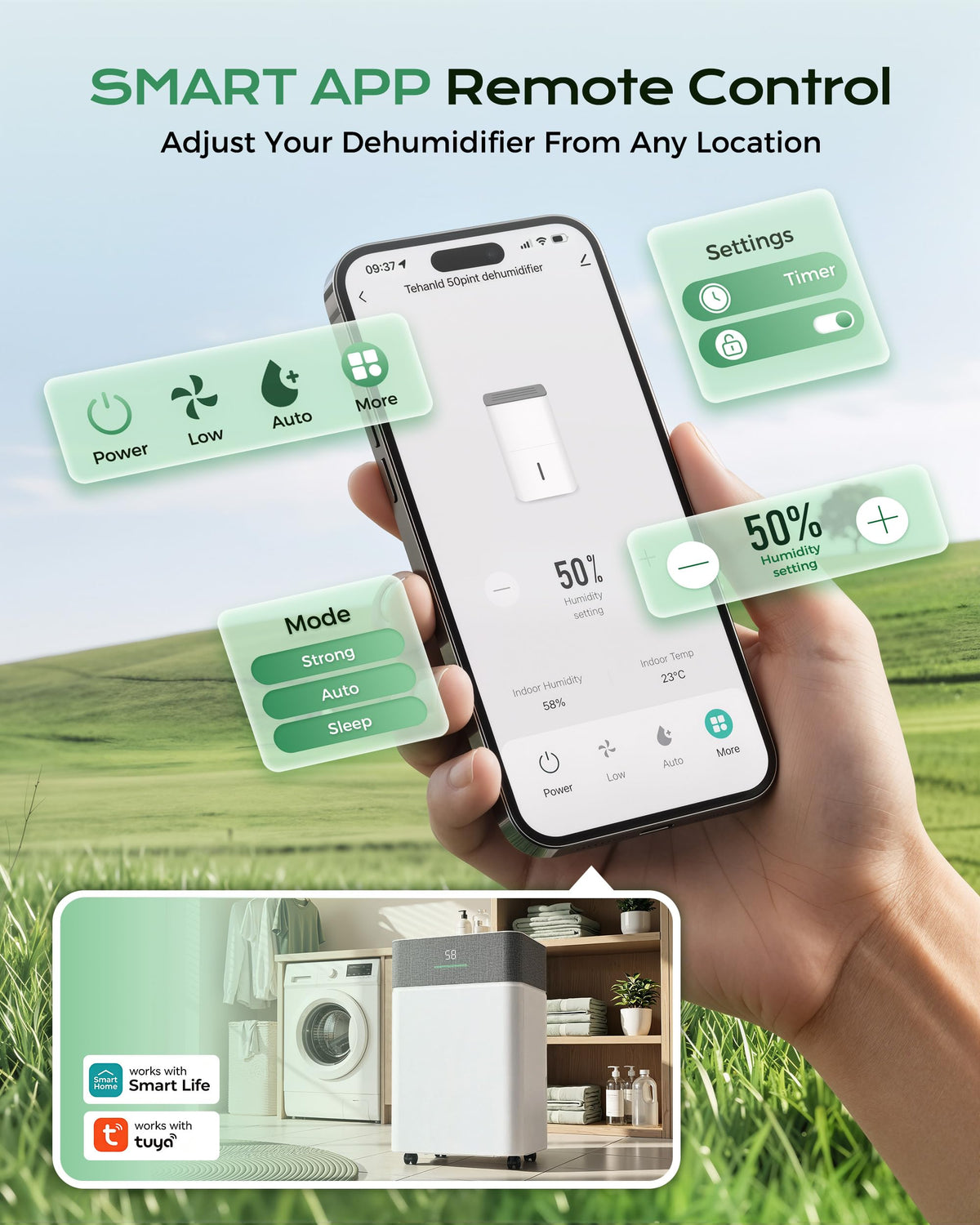 50 Pint Dehumidifier J138