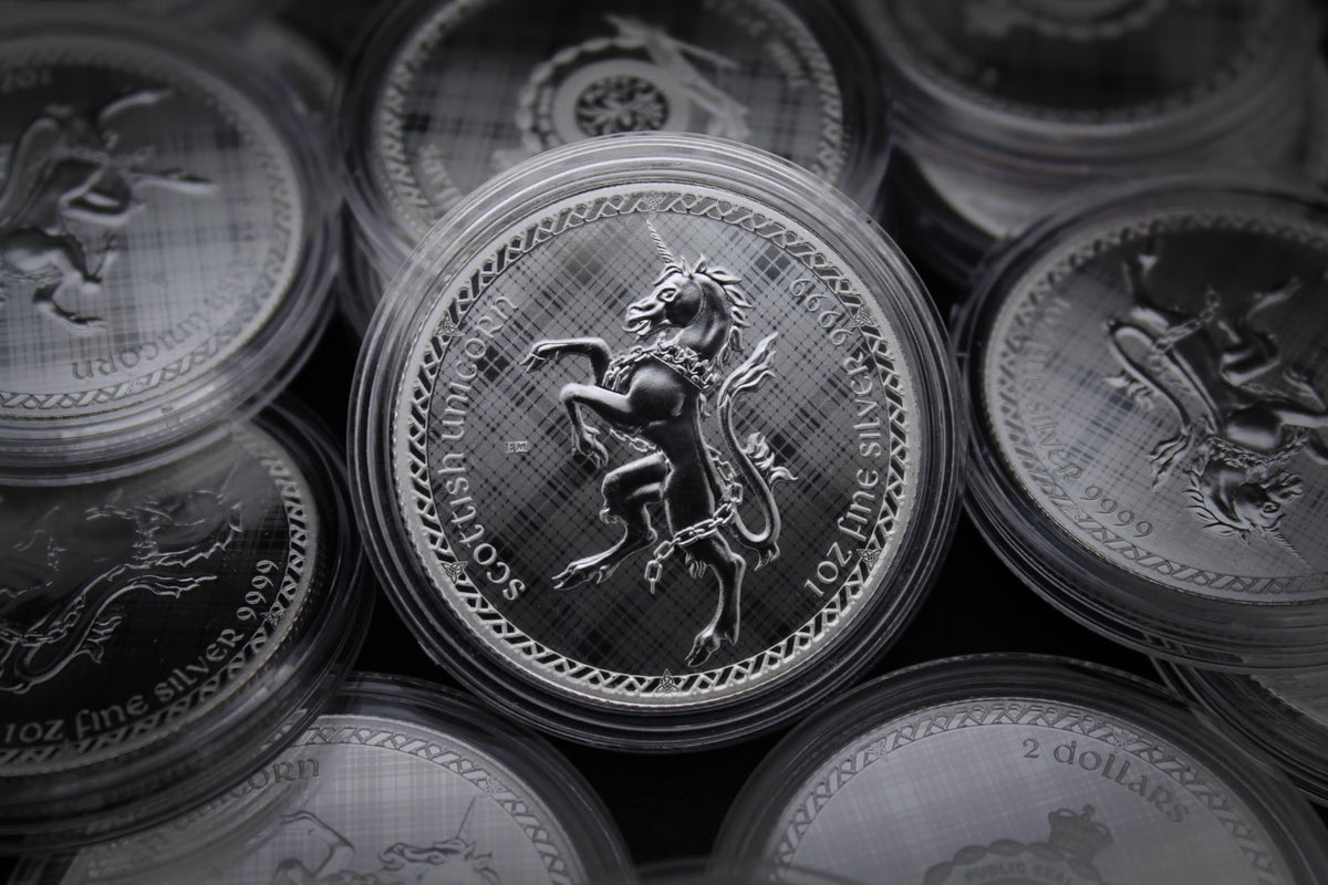 1 oz Silver Scottish Unicorn A656
