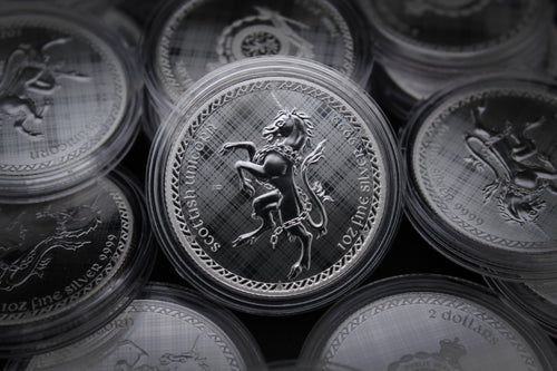 1 oz Silver Scottish Unicorn A656