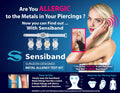 Metal Allergy Test Band for Piercings and Jewelry T3075