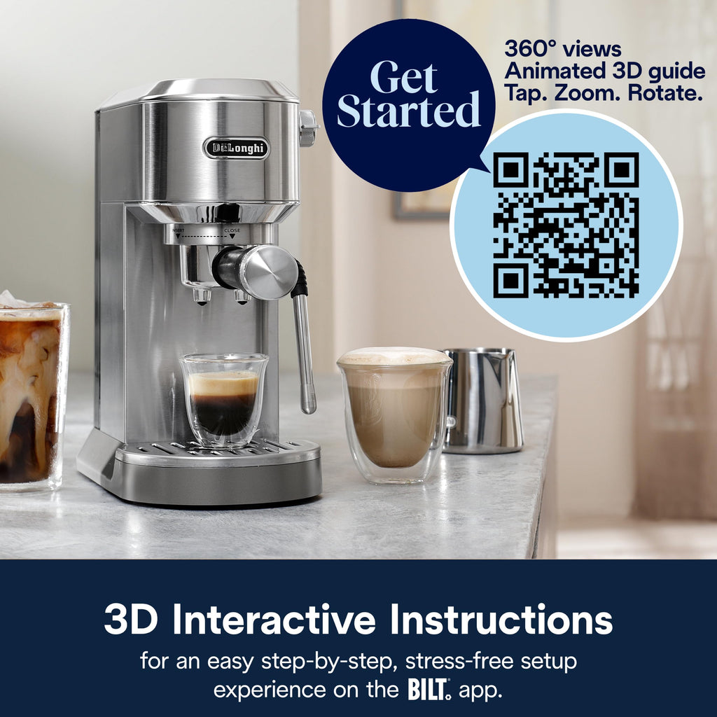 Compact Espresso Machine with Milk Frother R570