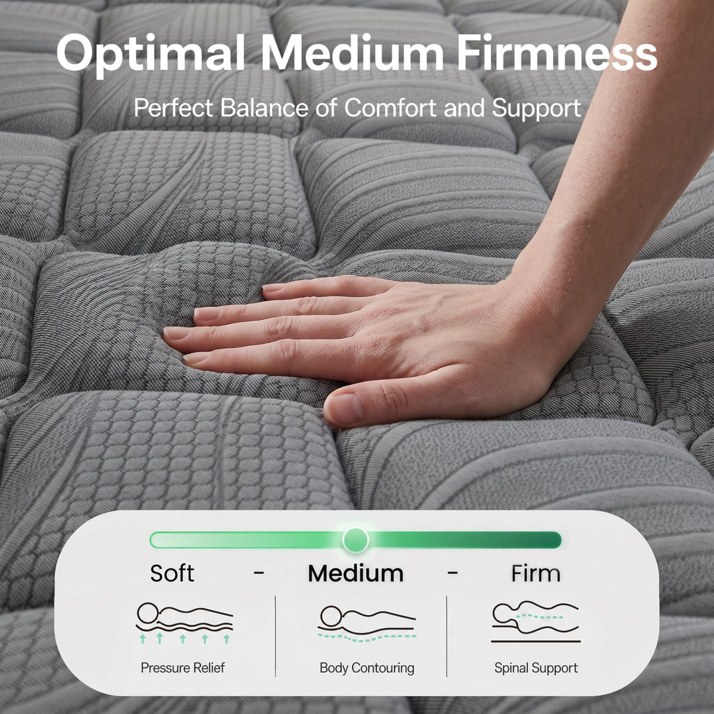 Full Size 12 Inch Hybrid Mattress I69081
