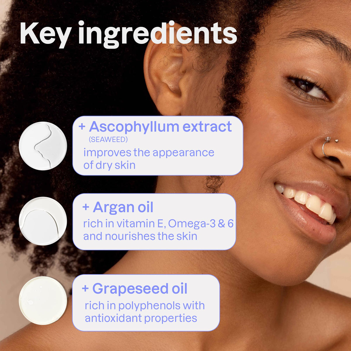 Unscented Plant and Mineral-Based Face Oil Bar B841