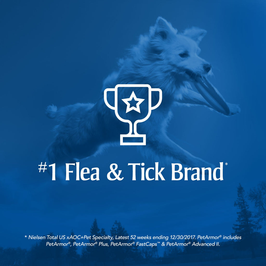 Flea & Tick Topical Dogs 5-22 lbs, Fipronil, 3-Month D99306