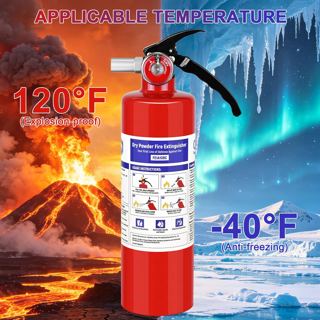 2 Pack 2.5 lb ABC Dry Chemical Fire Extinguishers R74145