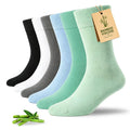 Women's 6 Pairs Bamboo Viscose Crew Socks V681