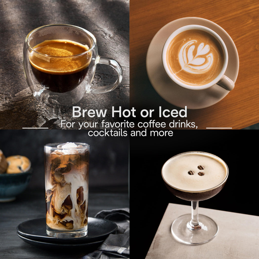 Compact Espresso Machine with Milk Frother R570