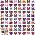 80pcs Adjustable Dog Bow Ties F525896