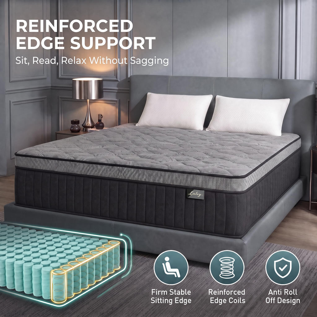 Full Size 12 Inch Hybrid Mattress I69081