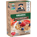 Organic Maple & Brown Sugar Instant Oatmeal, 8 Packets (6 Boxes) L96322